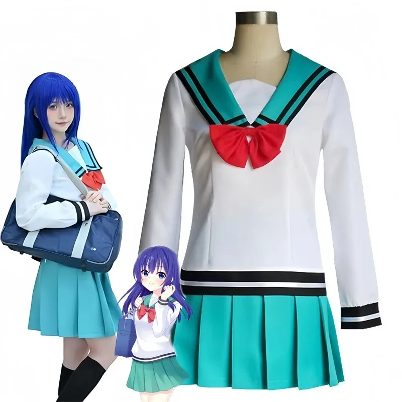 Pleated Skirt Women - Kostum Cosplay Seragam Pelaut Jepang Gaya