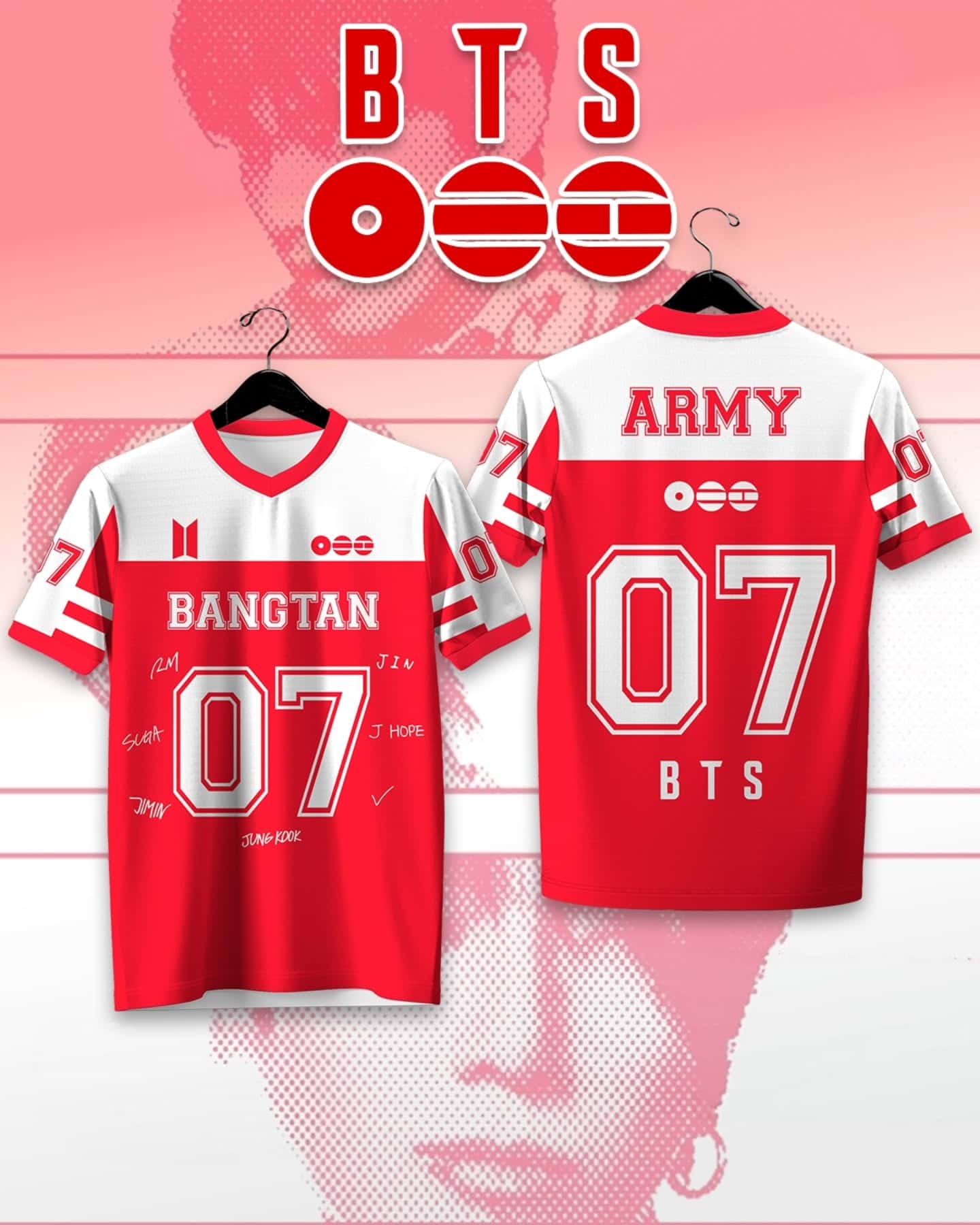 Women'S Fashion Rugby Shirt - Jersey Rugby Baru BTS ARMY, Hadiah