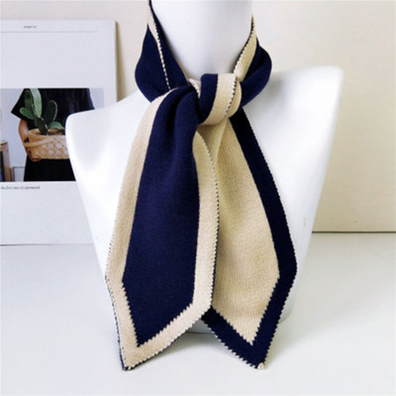Women'S Fashion Layering - Warna Solid Double Layer Merajut Wol