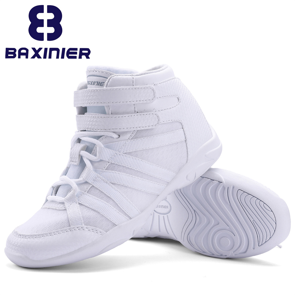 Women'S Fashion Tennis Shoes - BAXINIER sepatu kets atasan tinggi putih,