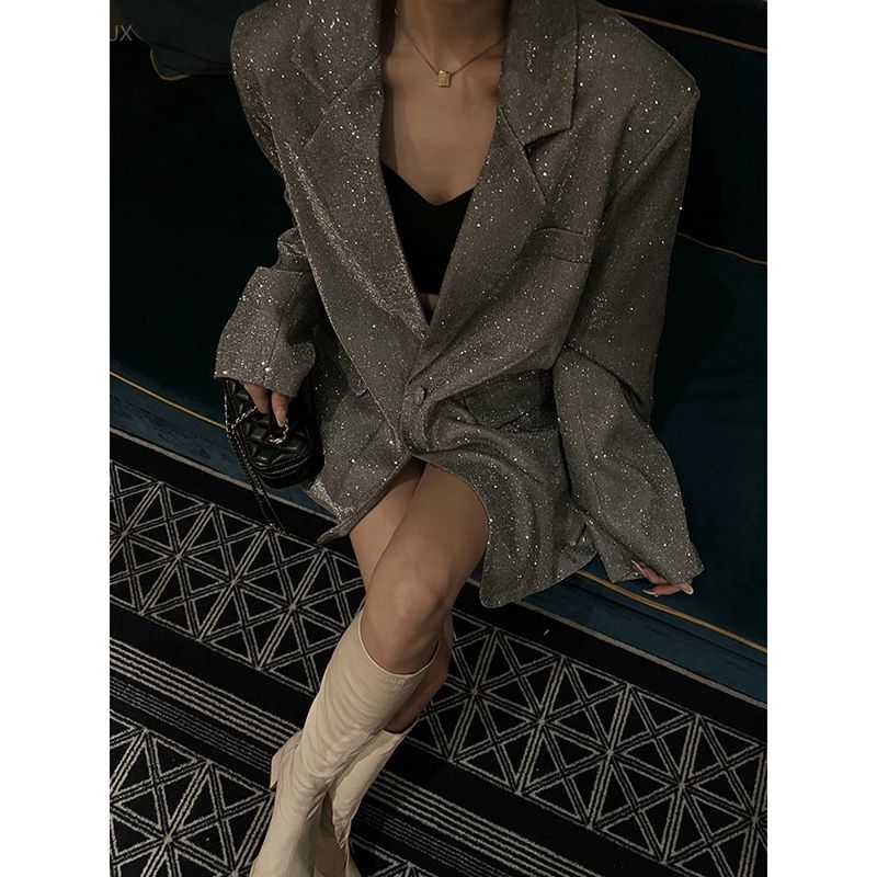 Blazer Women Oversized - Jaket Oversize Korea 2025 Pakaian Wanita