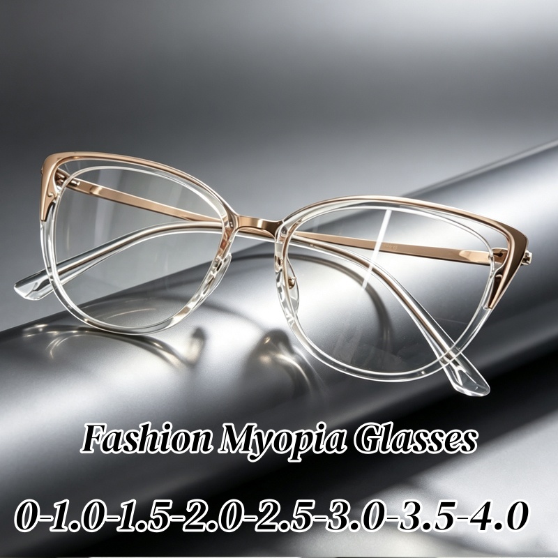 Women'S Fashion Glasses With Clear Lenses - Kacamata Miopia Wanita Model Baru, Kacamata