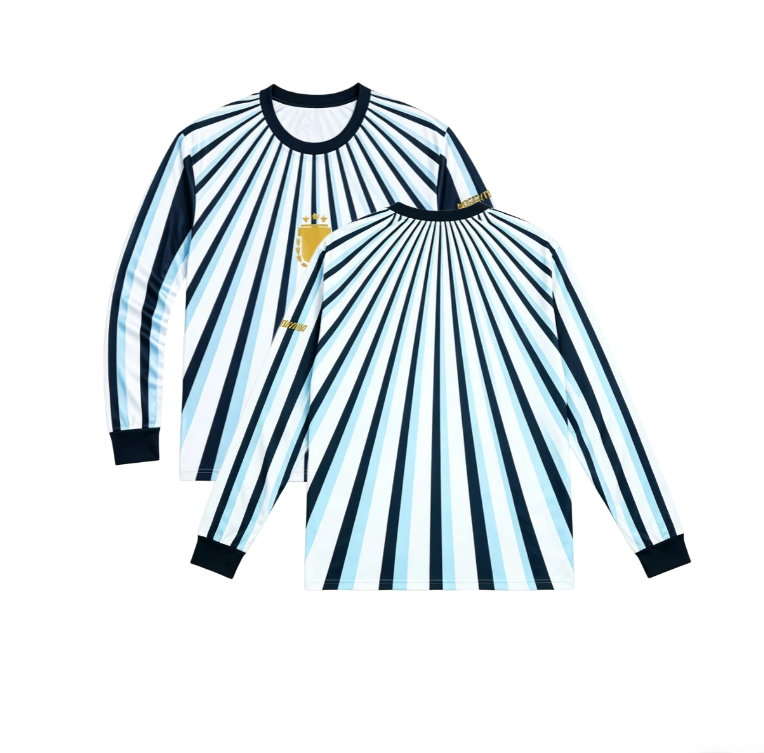 Women And Men Fashion - Kaos oblong lengan panjang Argentina baru,