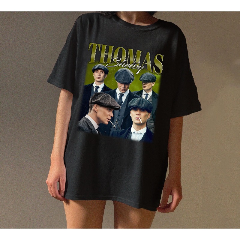 Women'S Fashion Peaky Blinders - Kaus Wanita Gambar Karakter Peaky Blinders