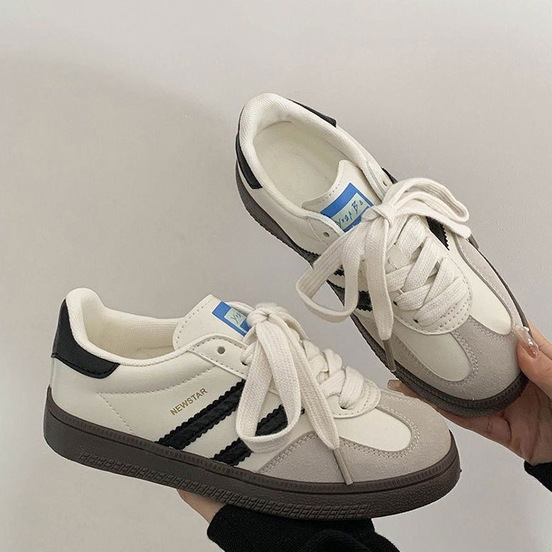 Women'S Fashion Tennis Shoes - Sepatu kets wanita sepatu vulkanis bertali