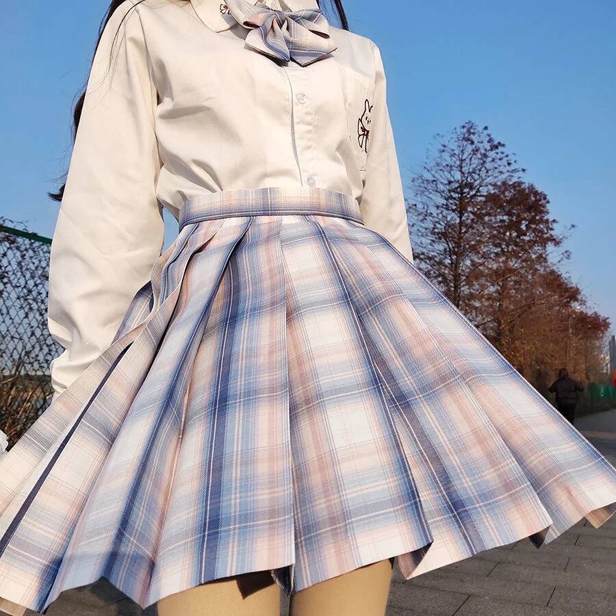 Pleated Skirt Women - Rok Mini Jk Wanita Seragam Sekolah