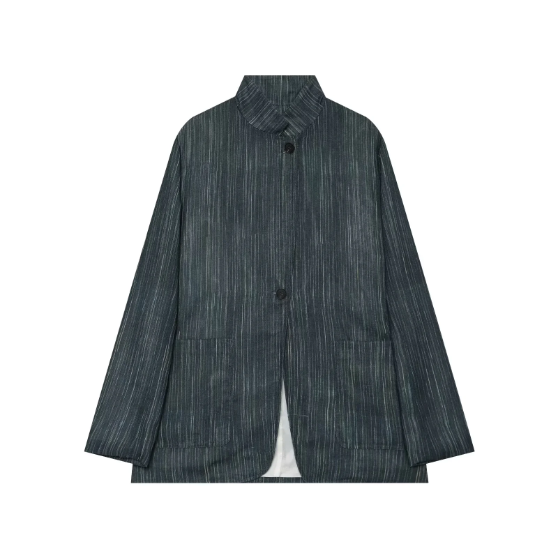 Blazer Women Oversized - Jaket Linen Wanita Baru Musim Gugur