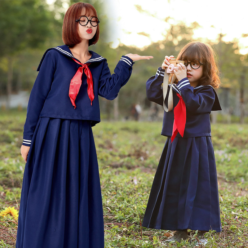 Pleated Skirt Women - Rok Lipit Lengan Panjang Biru Tua