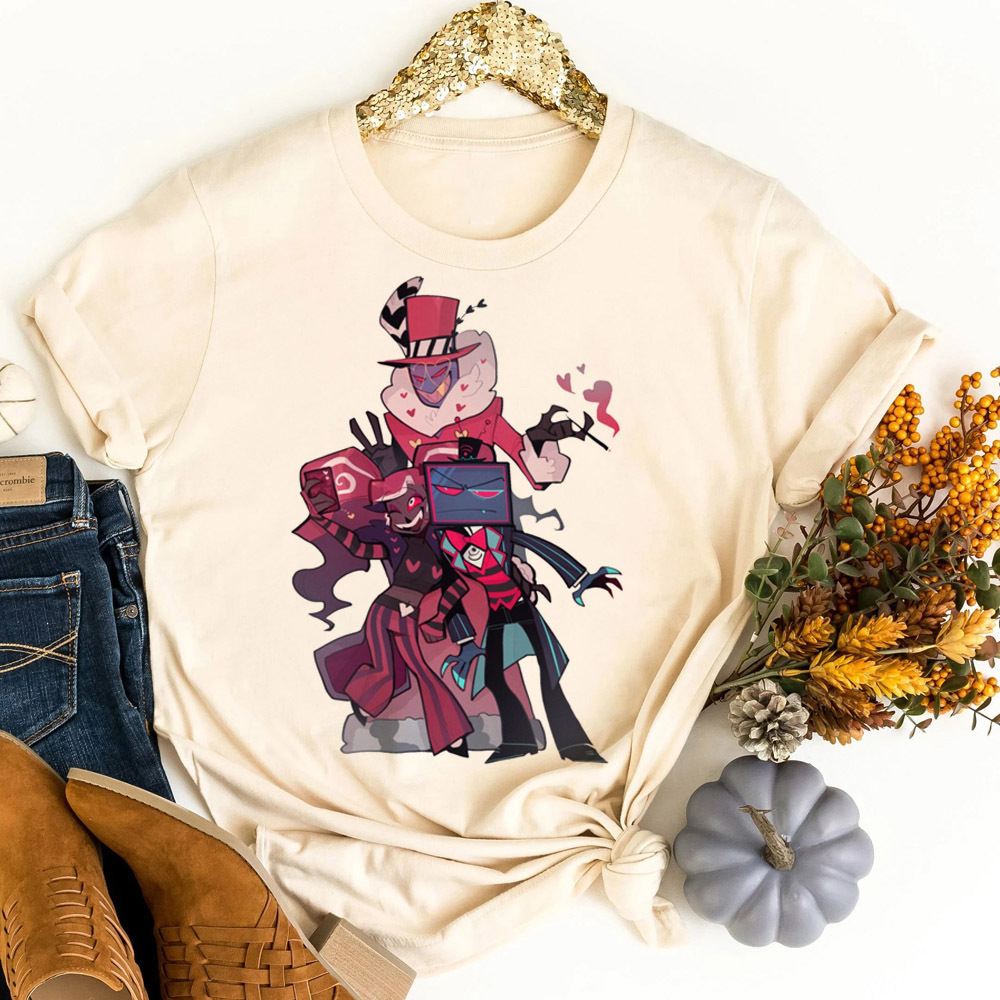 Kaos Hazbin Hotel shoujo fashi - Women'S Fashion In The 80S ulasan dan harga