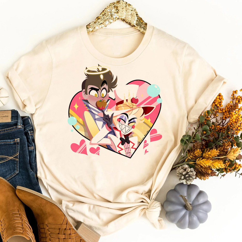 Kaos Hazbin Hotel shoujo fashi - Women'S Fashion In The 80S ulasan dan harga