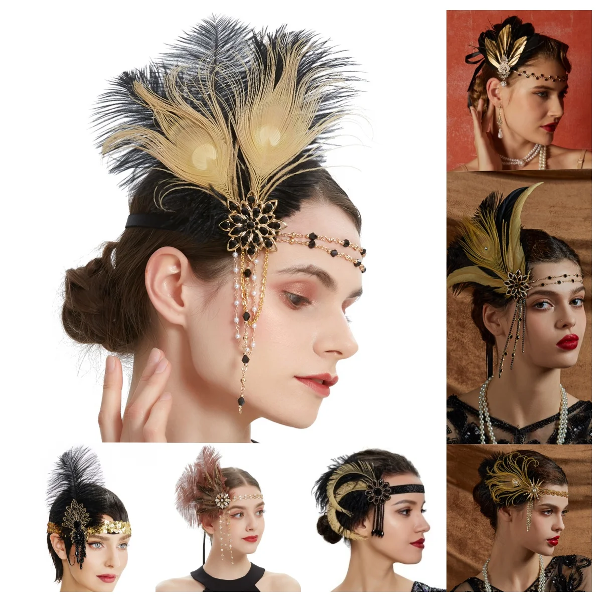 Ikat kepala berlian imitasi 19 - Women'S Fashion In The 1920S ulasan dan harga