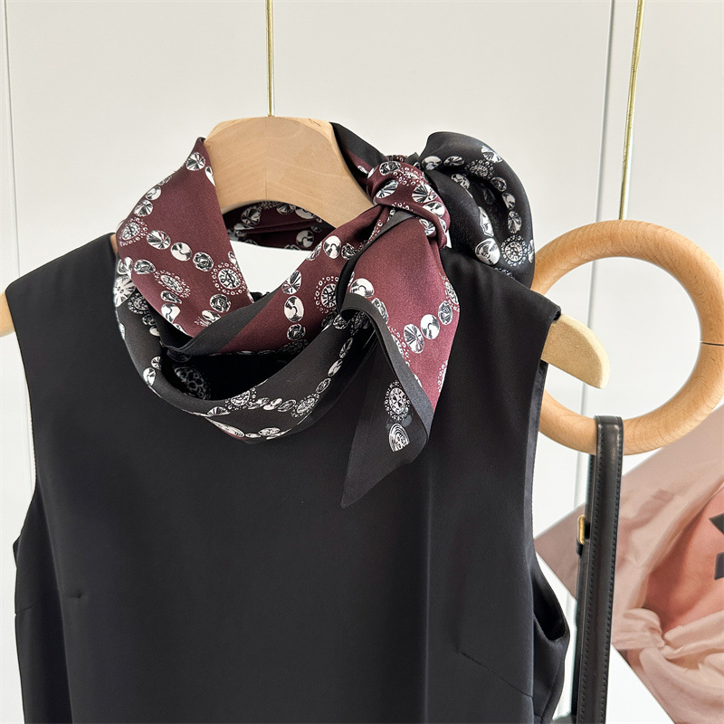 Syal Rambut Kepala Leher Sutra - Women'S Fashion Layering ulasan dan harga