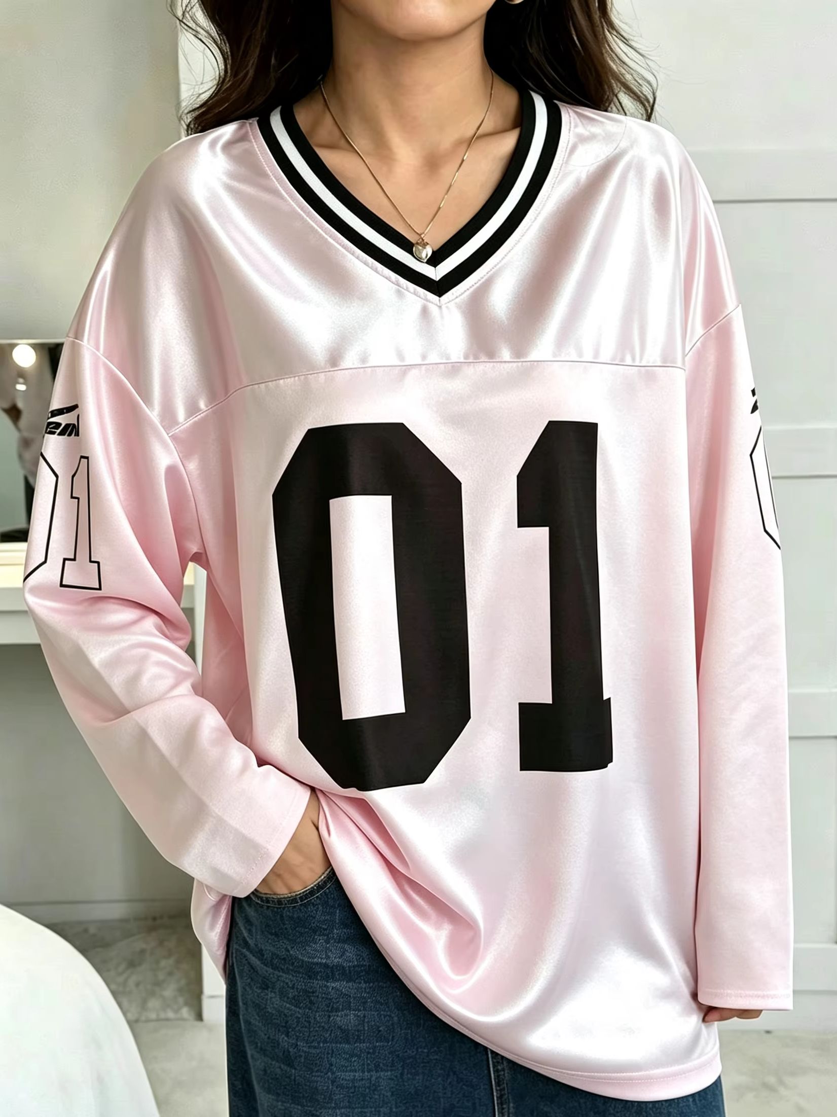 Kaos Lengan Panjang Pria Wanit - Women And Men Fashion ulasan dan harga