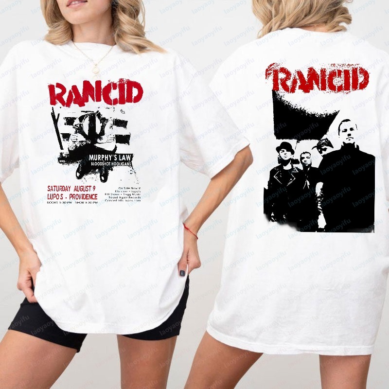 Kaos Cetak Dua Sisi Rancid, Ka - Women'S Fashion Edgy ulasan dan harga