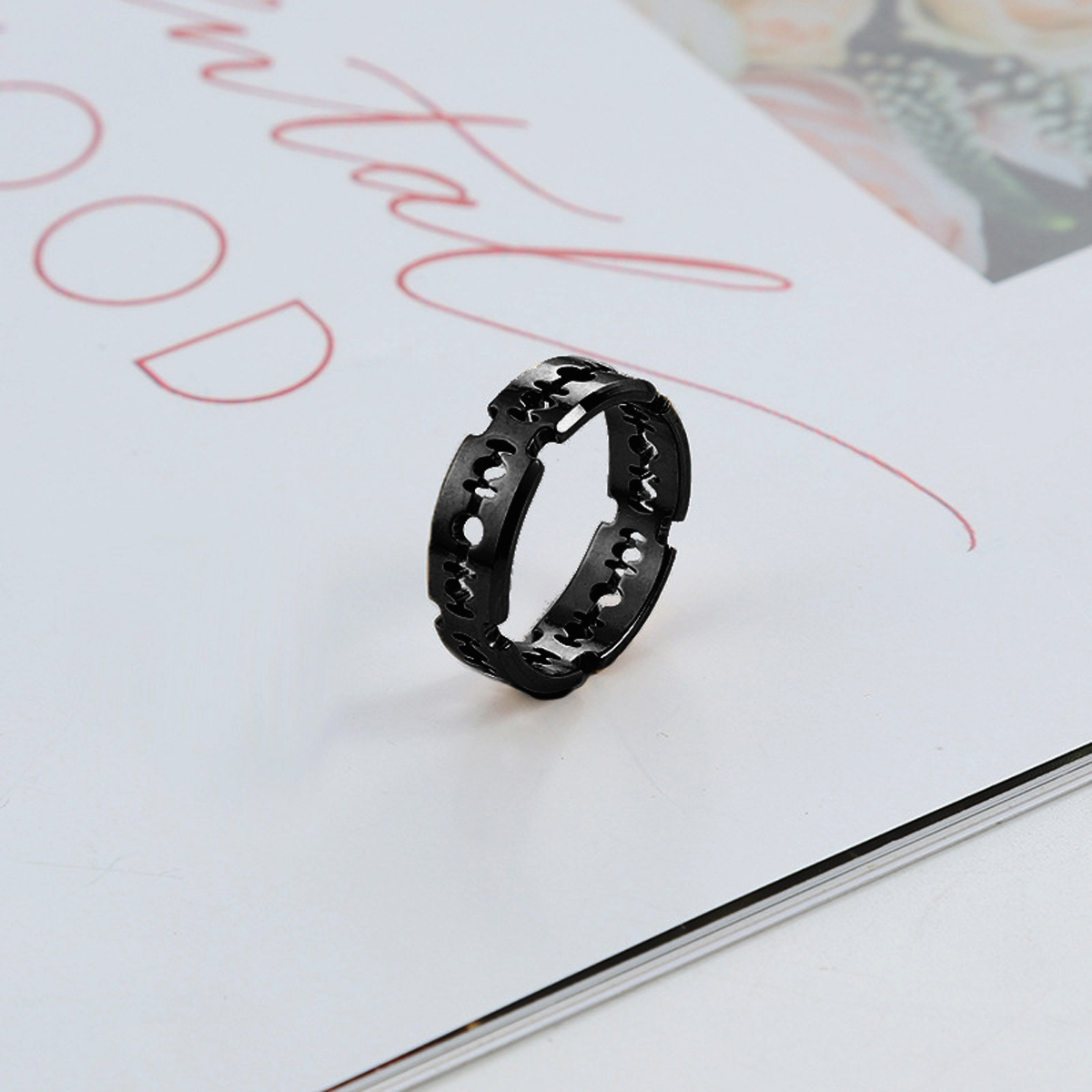 Cincin Baja Tahan Karat Pisau  - Women'S Fashion Peaky Blinders ulasan dan harga