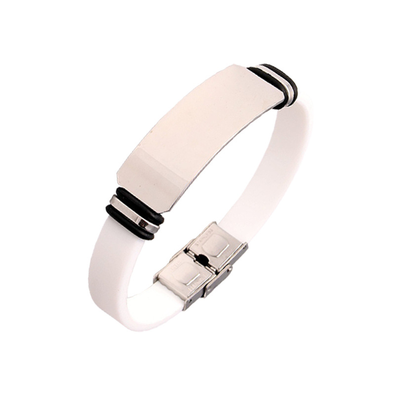 Gelang Silikon Logo Kustom Fas - Women Fashion Brand Logo ulasan dan harga
