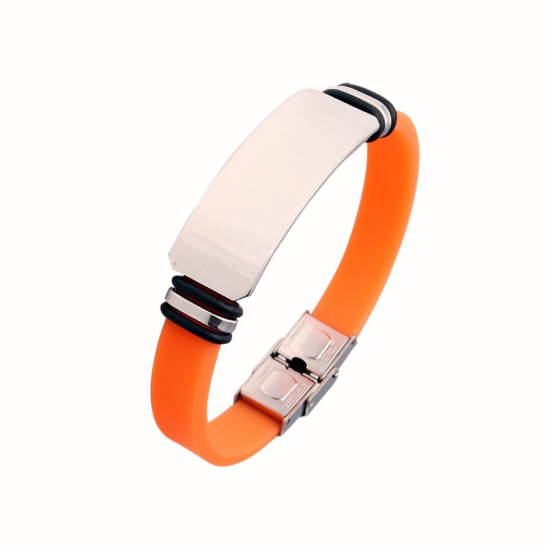 Gelang Silikon Logo Kustom Fas - Women Fashion Brand Logo ulasan dan harga