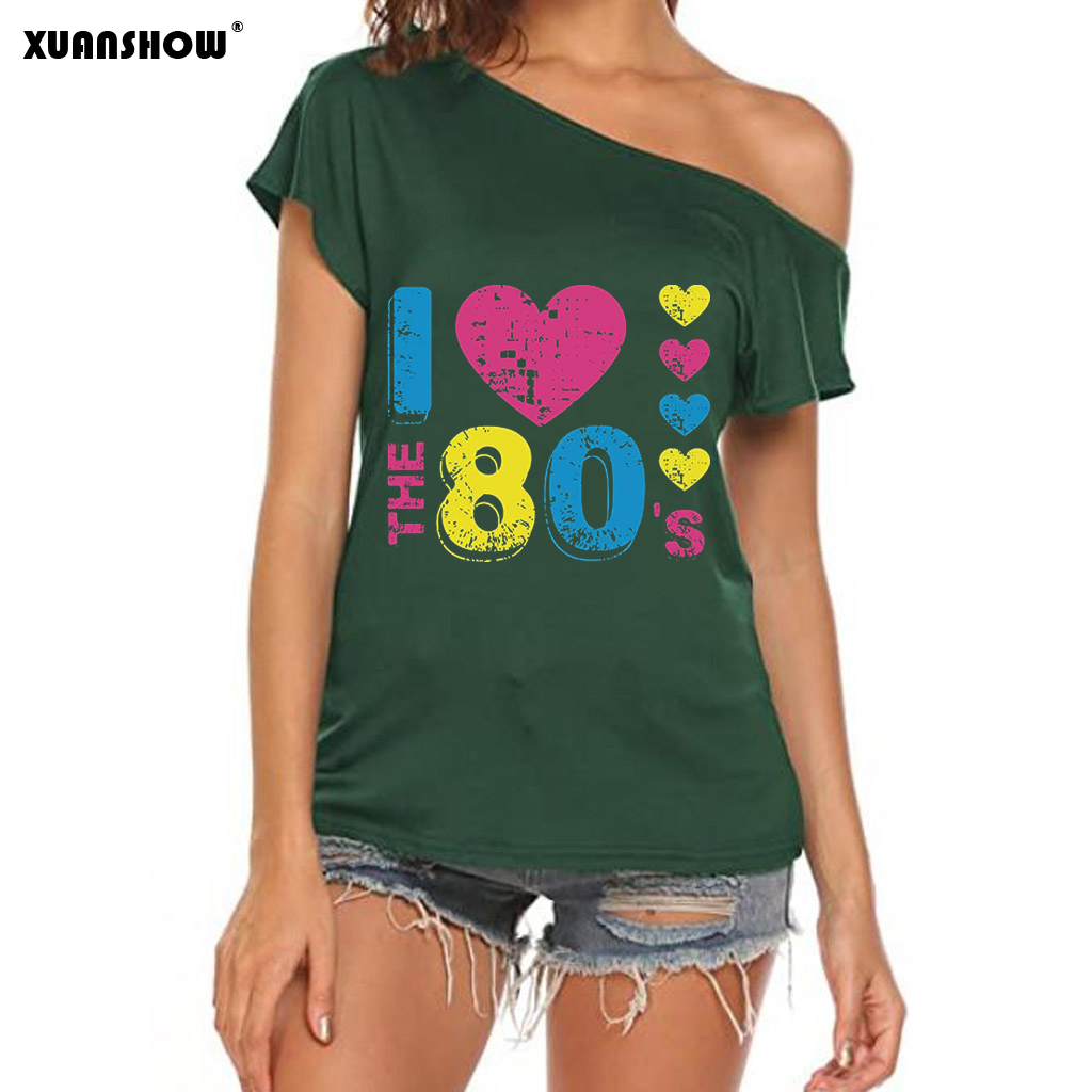 Kaos Wanita Musim Panas Modis  - Women'S Fashion In The 80S ulasan dan harga