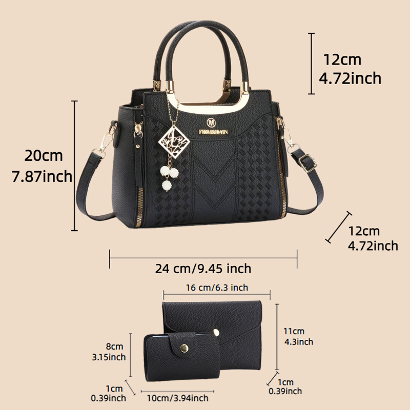 Set tas tangan 3 buah terbuat  - Crossbody Bag Women ulasan dan harga