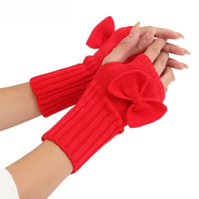 Sarung Tangan Rajut Tanpa Jari - Women'S Fashion Gloves ulasan dan harga