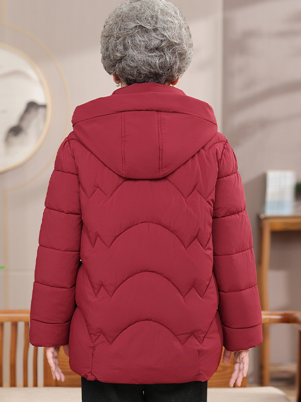 Jaket Katun Berlapis Bulu Domb - Women Fashion Over 60 ulasan dan harga