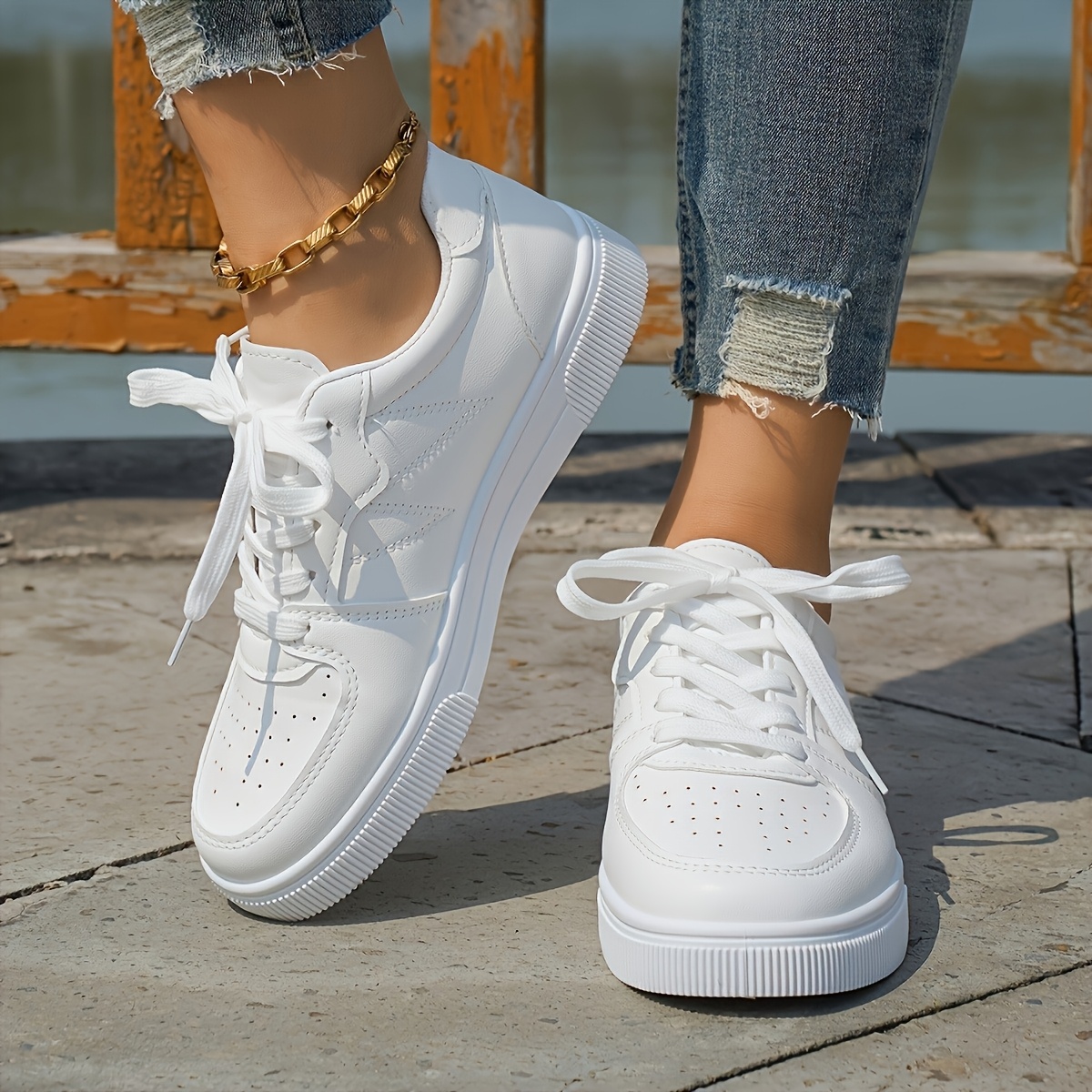 Sepatu Sneakers Wanita untuk L - Women'S Fashion Tennis Shoes ulasan dan harga