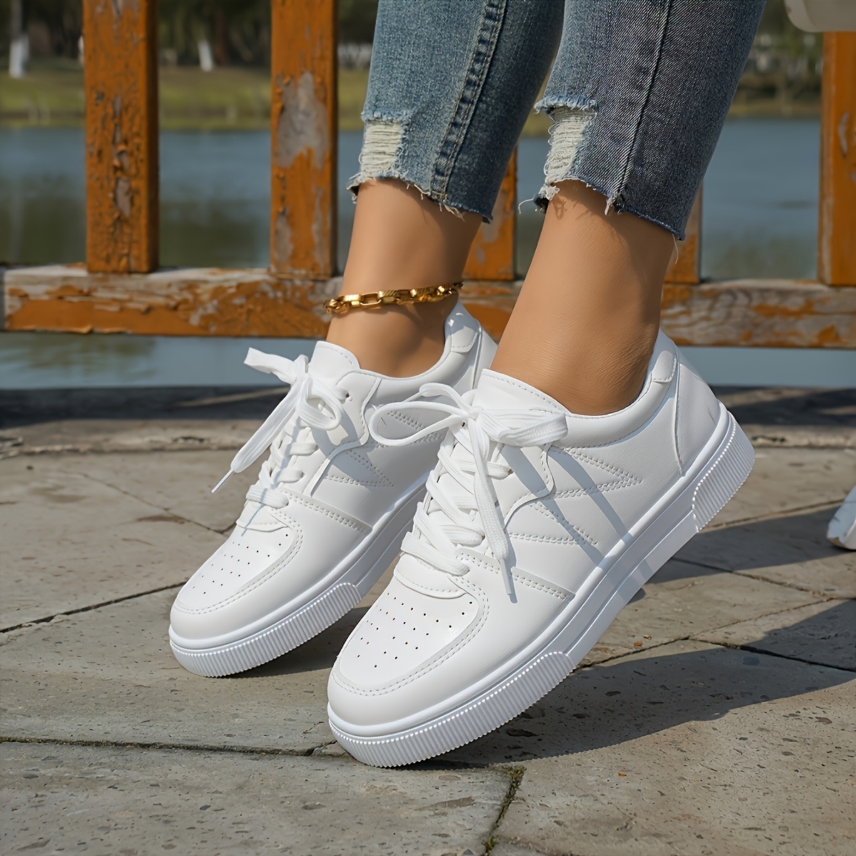 Sepatu Sneakers Wanita untuk L - Women'S Fashion Tennis Shoes ulasan dan harga