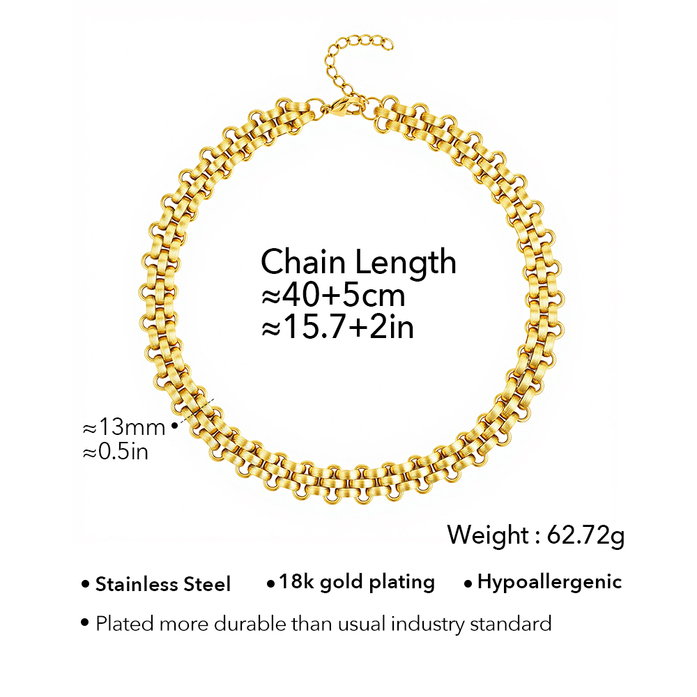 ENFASHION Kalung Bergaris Tiga - Women'S Fashion Layering ulasan dan harga