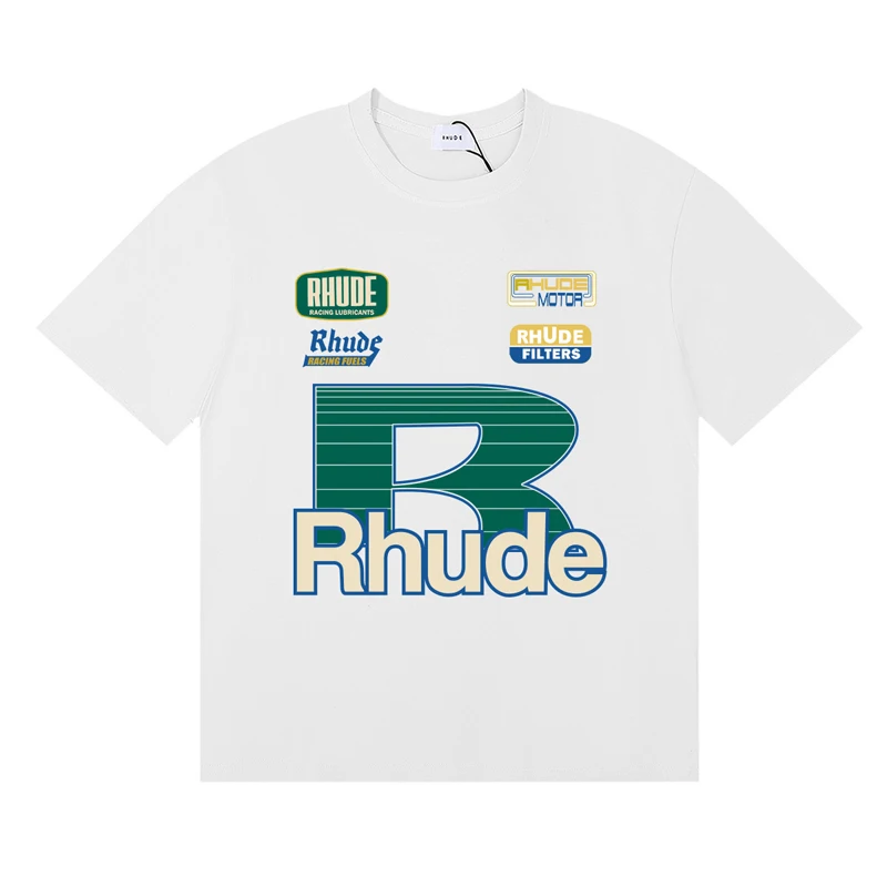 Kaus Merek Streetwear Rhude Ka - Women Fashion Brand Logo ulasan dan harga