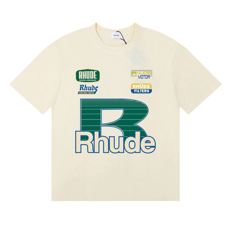 Kaus Merek Streetwear Rhude Ka - Women Fashion Brand Logo ulasan dan harga