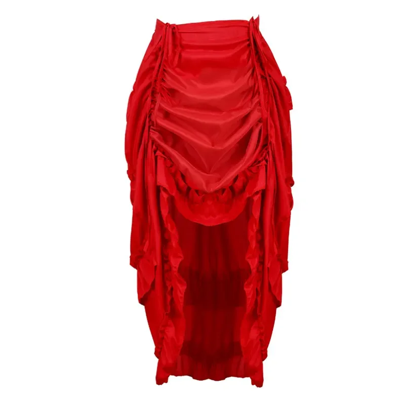 Korset Gothic Steampunk dengan - Pleated Skirt Women ulasan dan harga