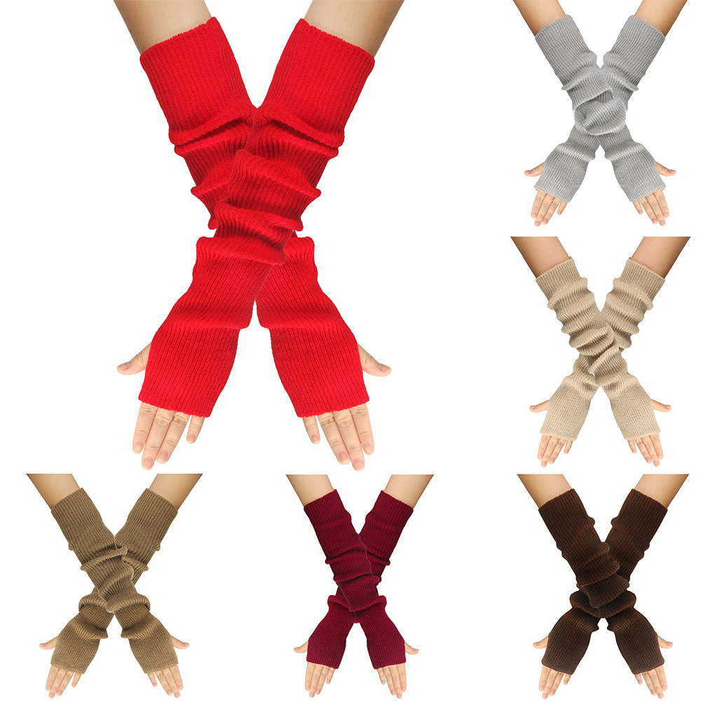 Sarung Tangan Rajut Musim Gugu - Women'S Fashion Gloves ulasan dan harga