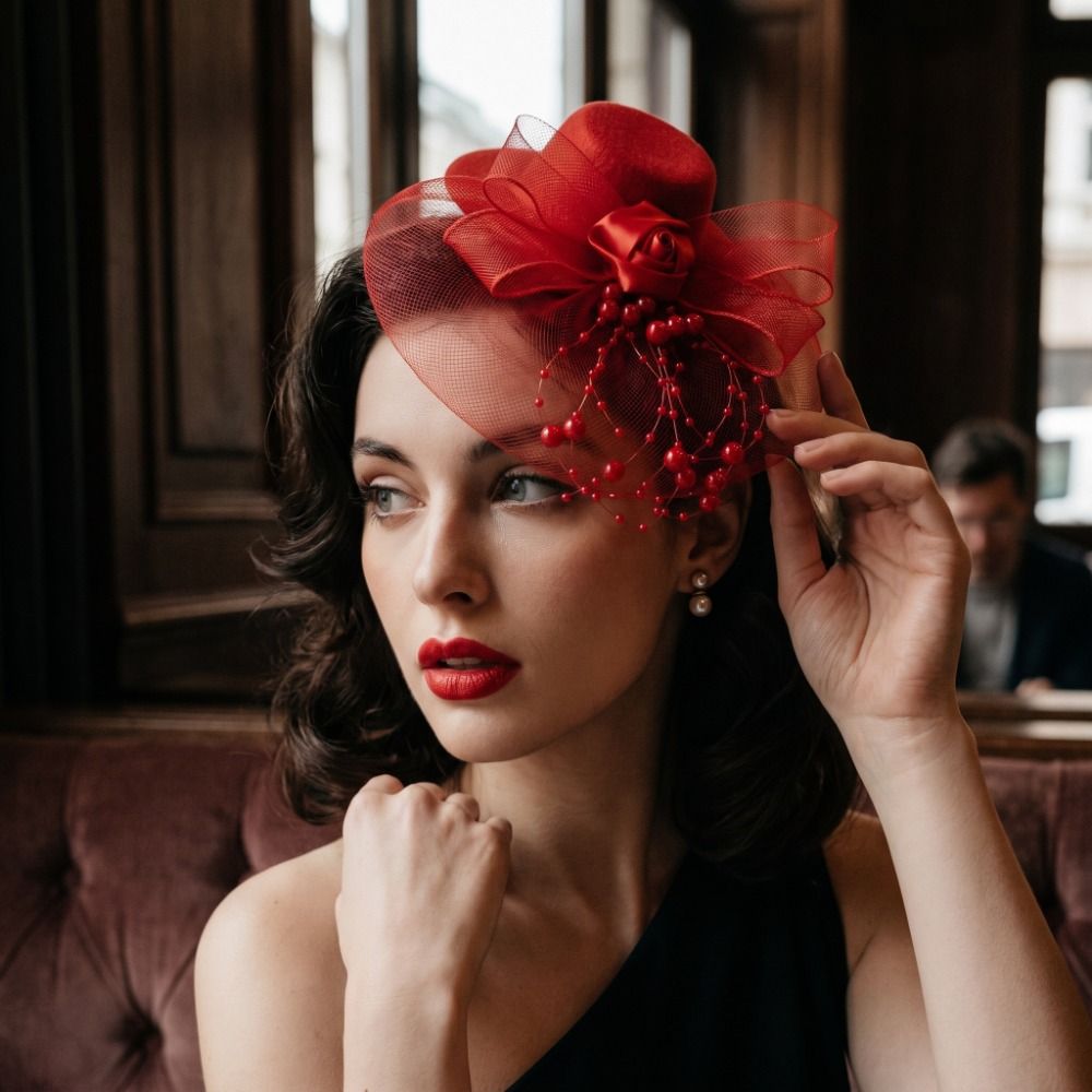 Topi Fascinator Vintage Elegan - Women'S Fashion In The 1920S ulasan dan harga
