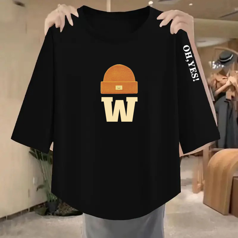 Kaos T-Shirt Kasual Sederhana  - Women Fashion Over 40 ulasan dan harga