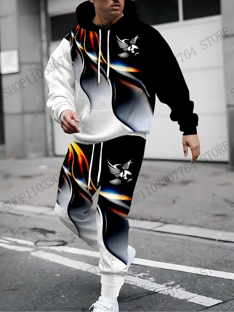 Setelan Hoodie dan Celana Musi - Women And Men Fashion ulasan dan harga
