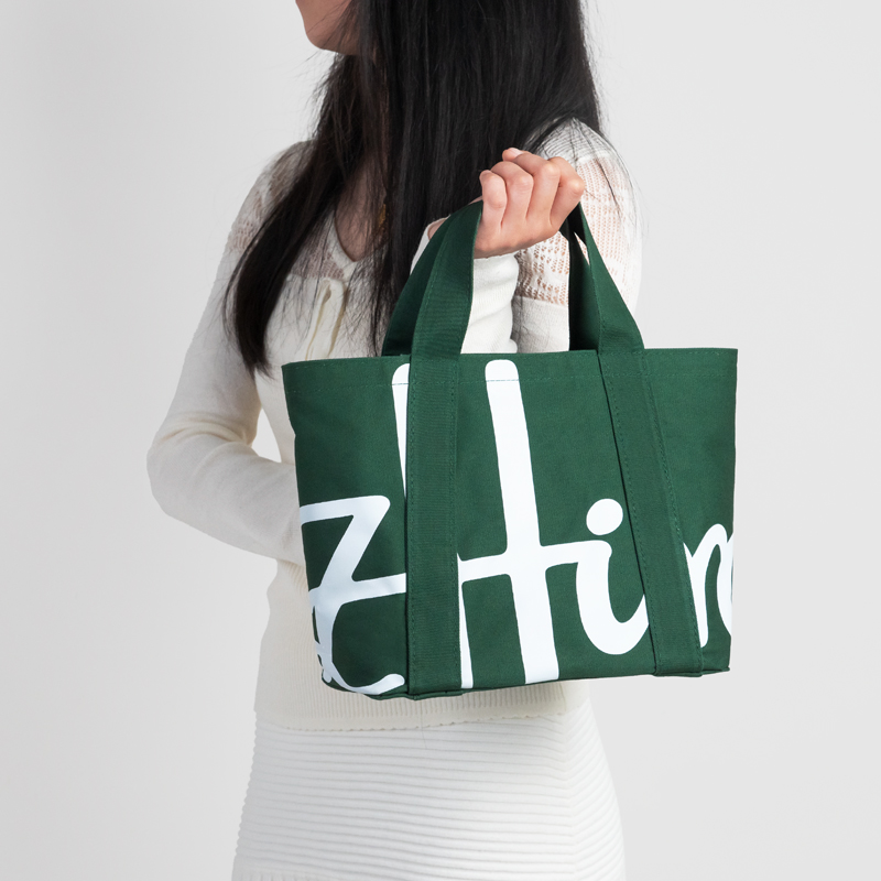 Tas Tote Logo Katun Wanita Mer - Women Fashion Brand Logo ulasan dan harga