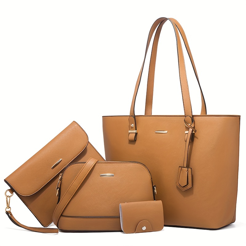 4pcs Set Tas Wanita Fashion Wa - Crossbody Bag Women ulasan dan harga