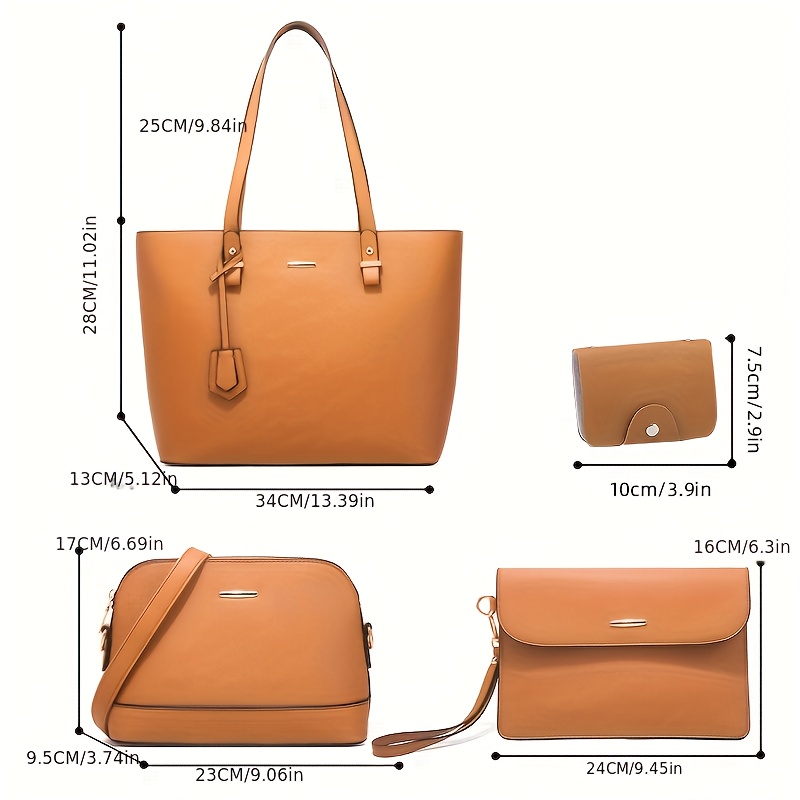 4pcs Set Tas Wanita Fashion Wa - Crossbody Bag Women ulasan dan harga