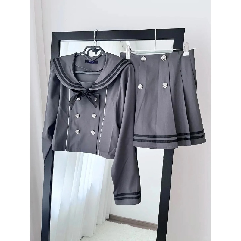 Kostum Cosplay Retro Subkultur - Pleated Skirt Women ulasan dan harga