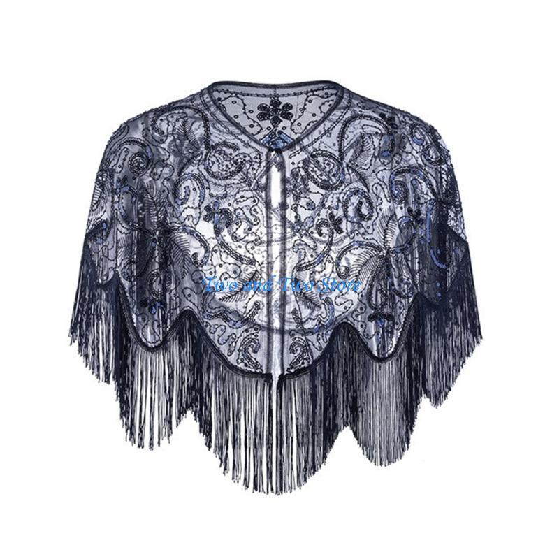 HX6F Gaun Capelet Pesona Art N - Women'S Fashion In The 1920S ulasan dan harga