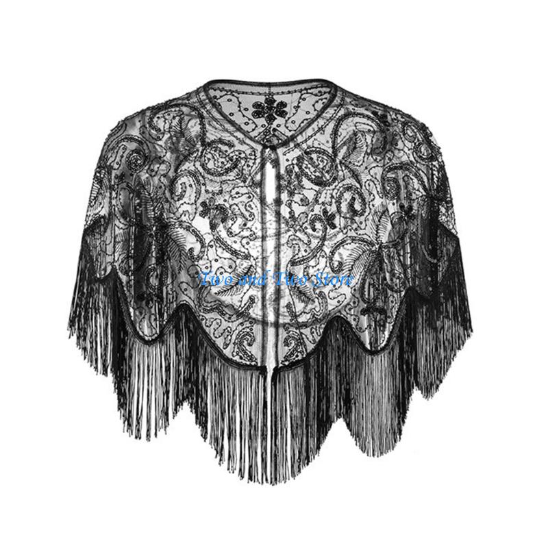 HX6F Gaun Capelet Pesona Art N - Women'S Fashion In The 1920S ulasan dan harga