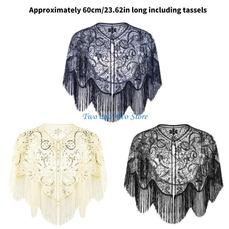 HX6F Gaun Capelet Pesona Art N - Women'S Fashion In The 1920S ulasan dan harga