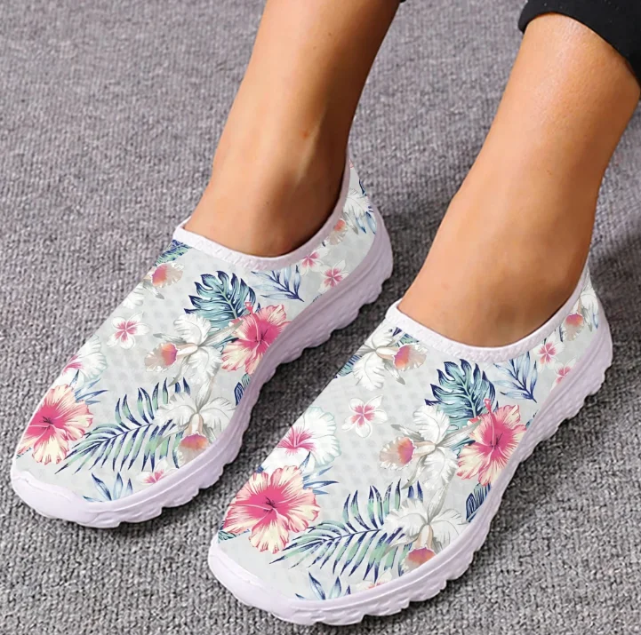 Sepatu Loafer Hibiscus Hawaii  - Women'S Fashion Tennis Shoes ulasan dan harga