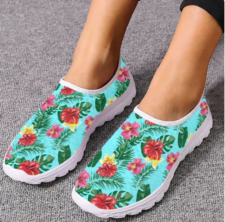 Sepatu Loafer Hibiscus Hawaii  - Women'S Fashion Tennis Shoes ulasan dan harga