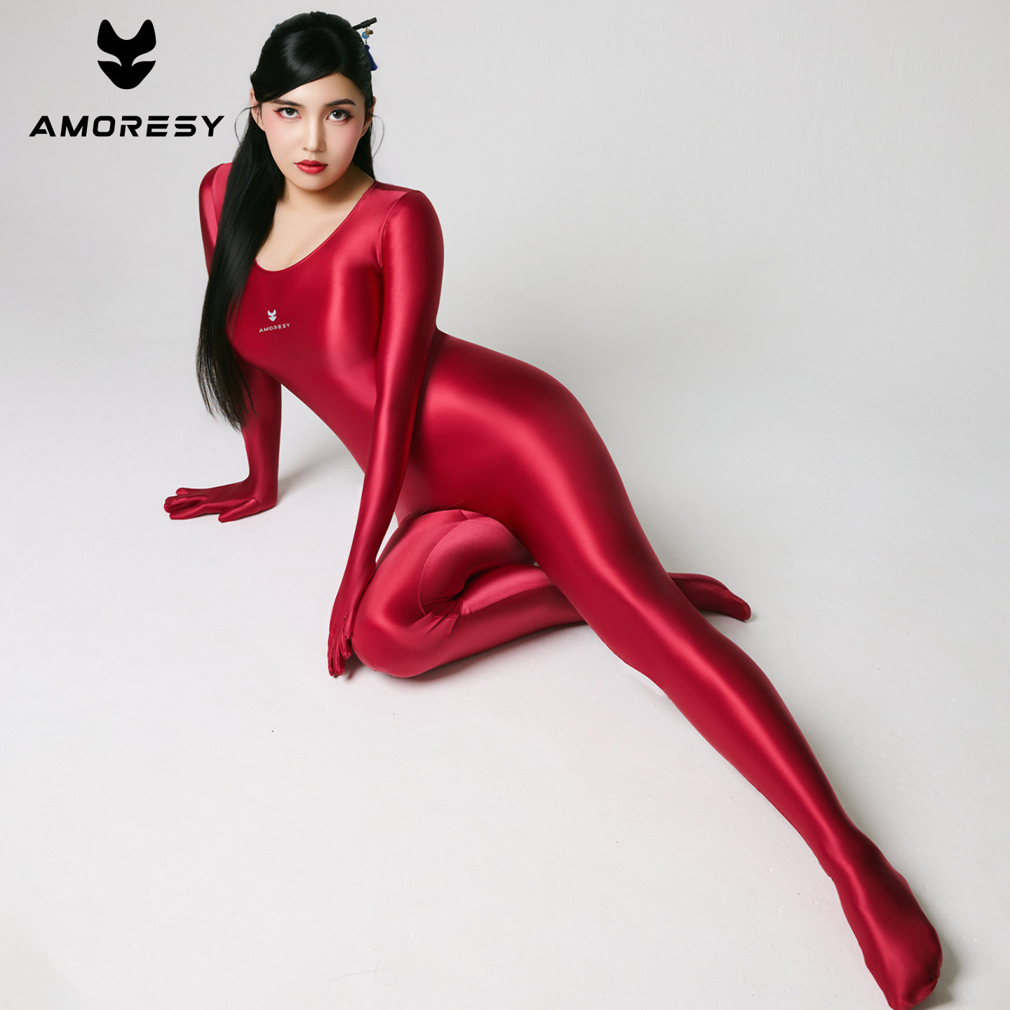 AMORESY Wanita Satin Oil Glove - Women'S Fashion Gloves ulasan dan harga