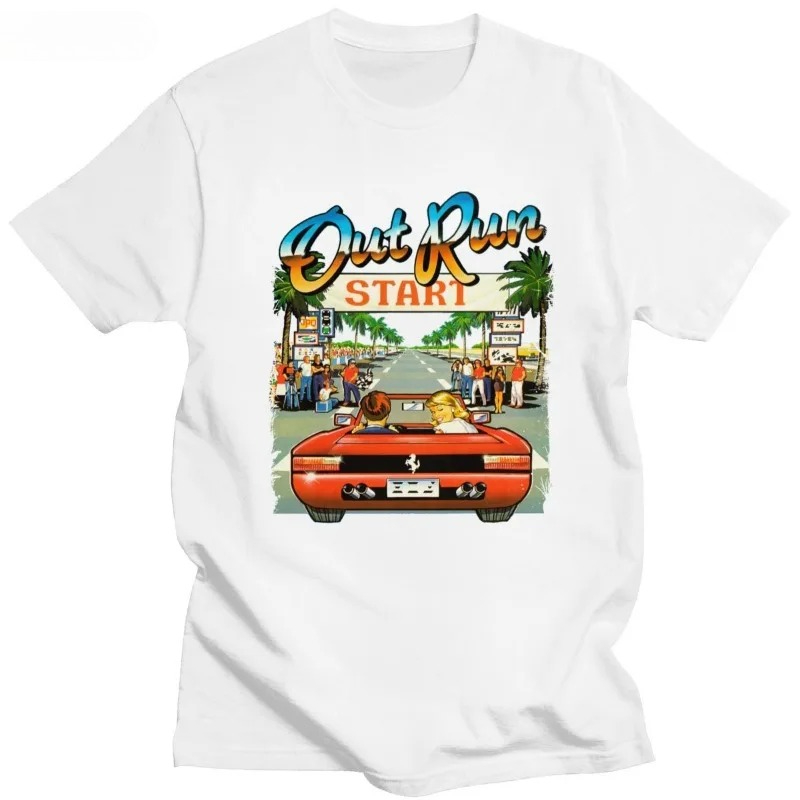 Kaus OutRun Video Game Balap A - Women'S Fashion In The 80S ulasan dan harga