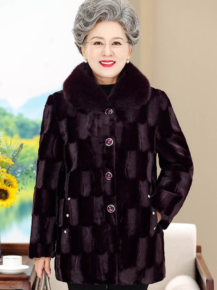Mantel Beludru Mink Tebal Panj - Women Fashion Over 60 ulasan dan harga