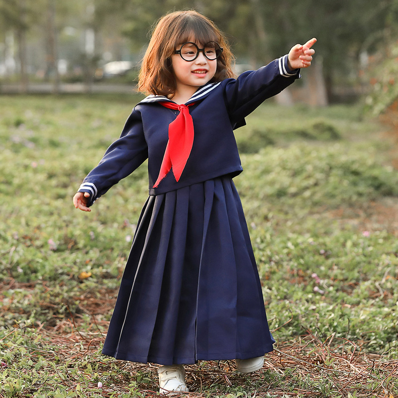 Rok Lipit Lengan Panjang Biru  - Pleated Skirt Women ulasan dan harga